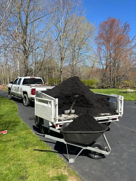 Black Mulch Installation #2